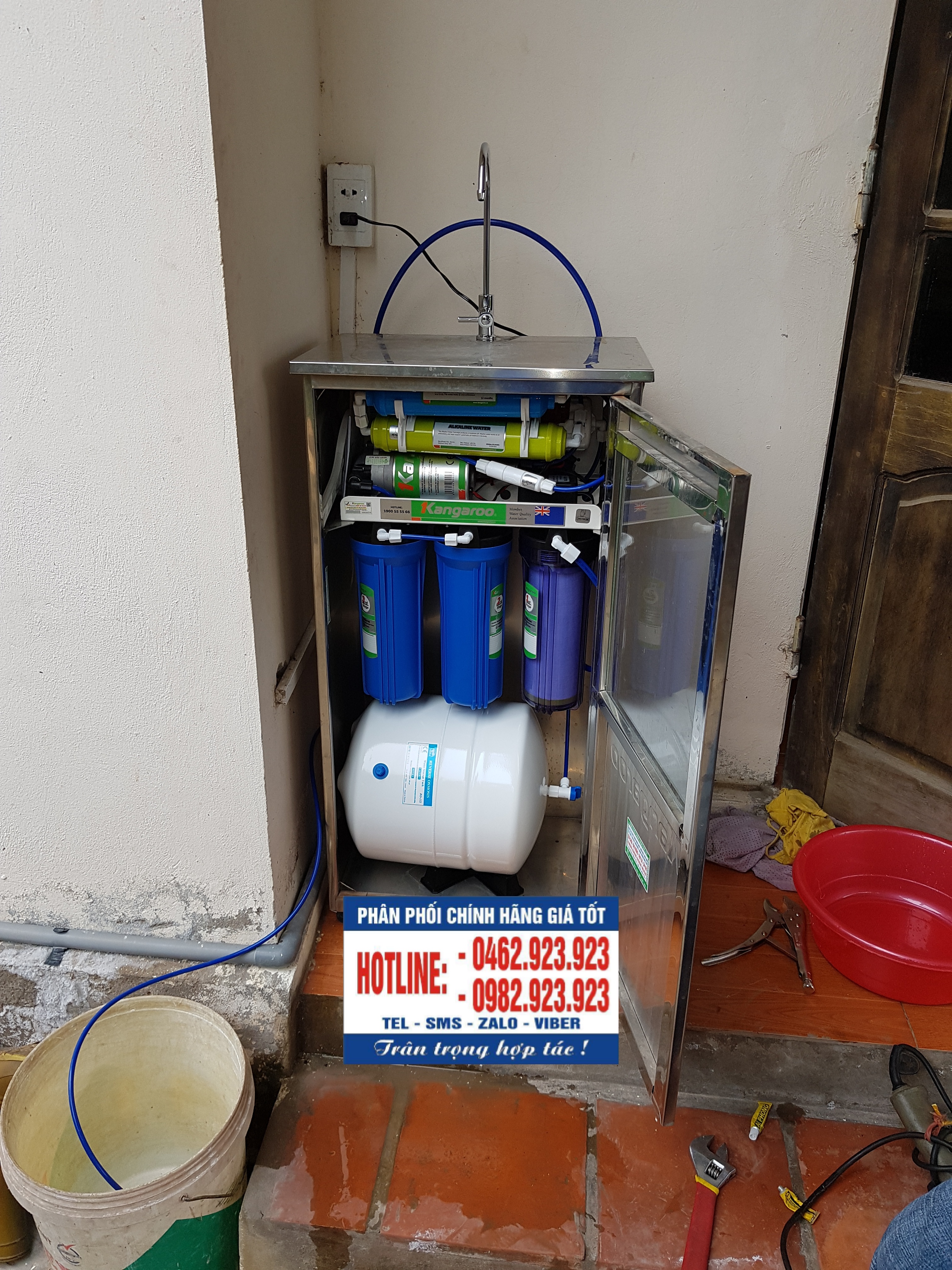 Lắp máy lọc nước Kangaroo tại nhà a Canh tổ 12 phường Đồng Mai Hà Đông Hà Nội